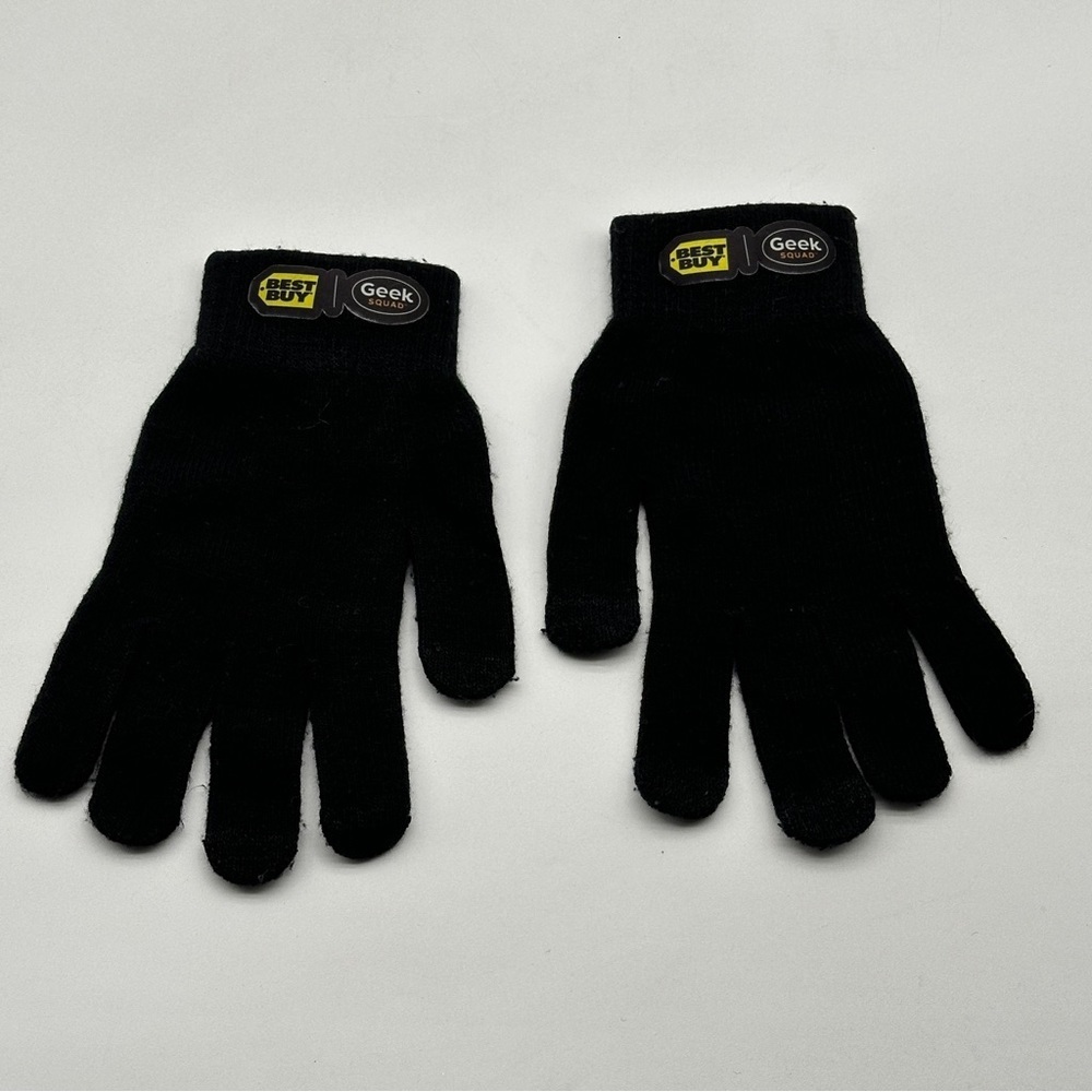 Best Buy Geek Squad Black‎ Gloves in Bose pouch